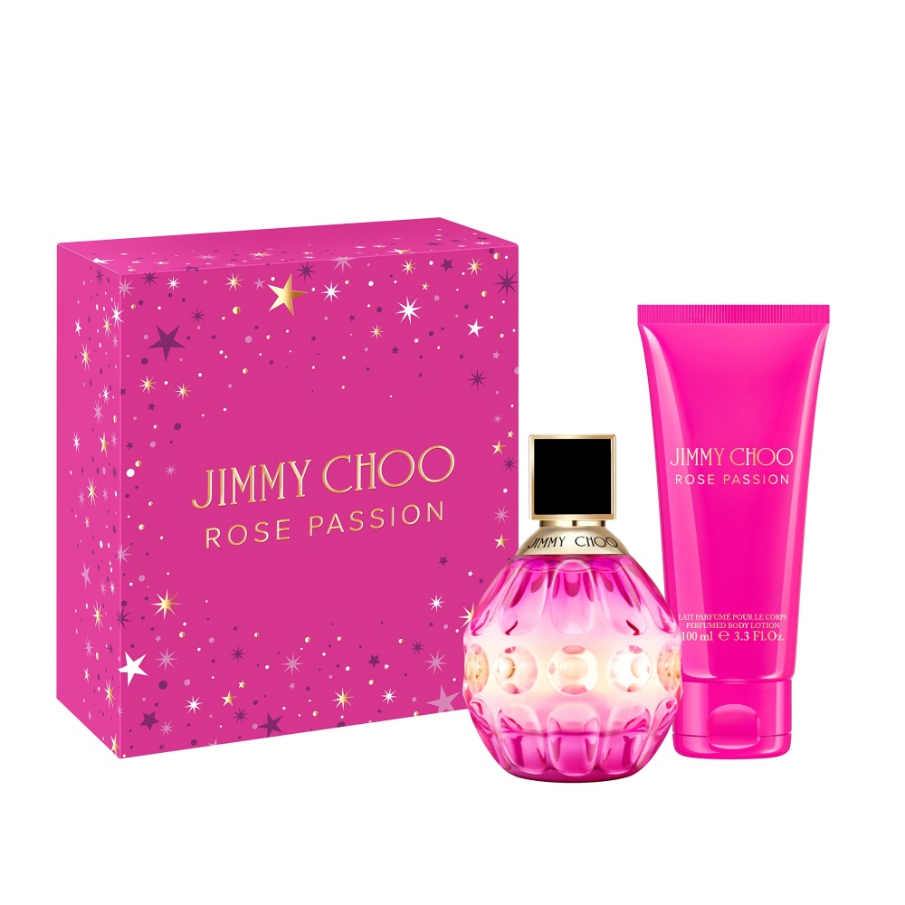 Jimmy Choo Rose Passion EDP 60ml Gift Set (EDP 60ml, BL 100ml)