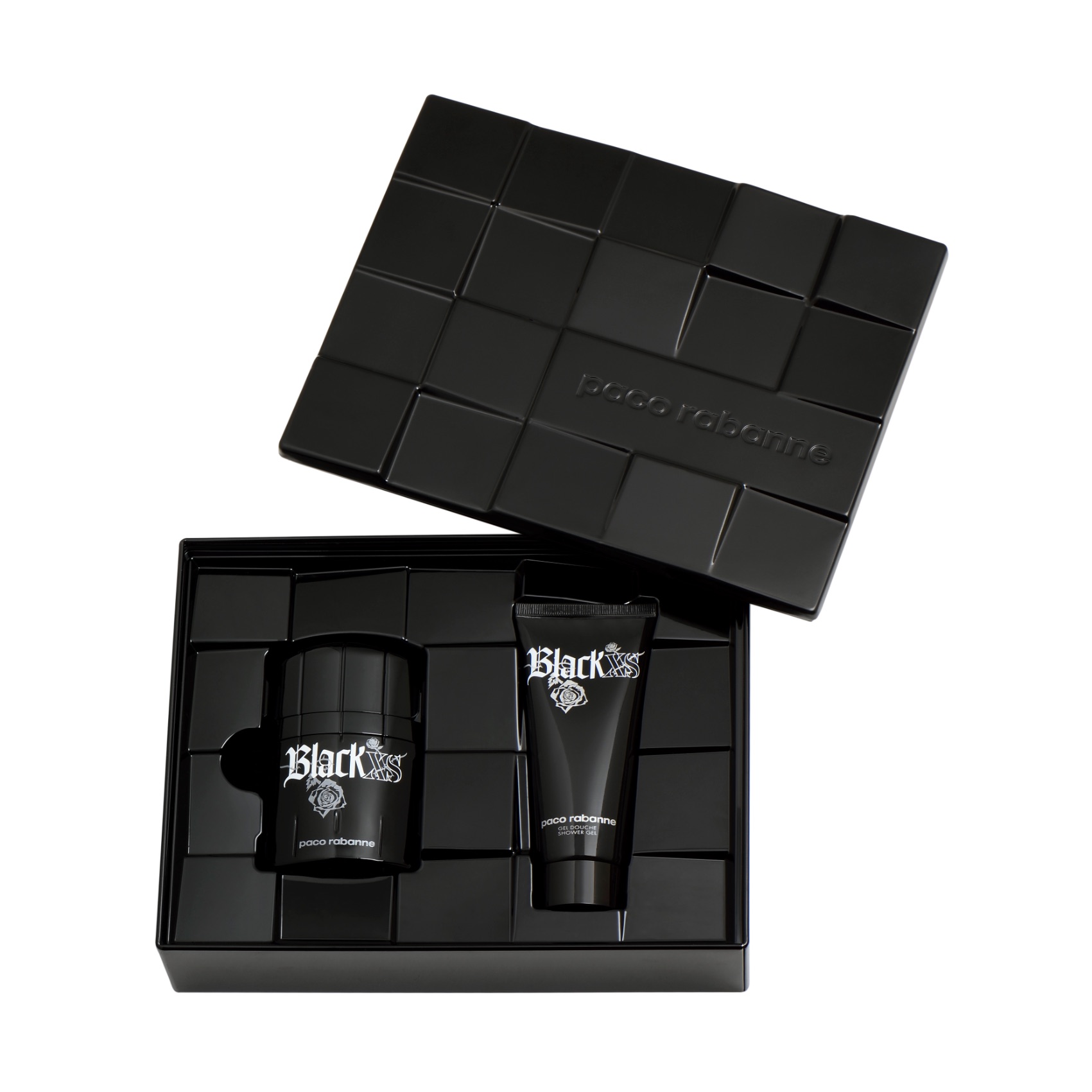 Paco Rabanne Black XS for Men Eau De Toilette 50ml Gift Set