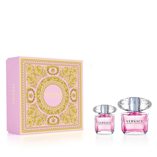 Versace Bright Crystal EDT 90ml Gift Set 2020 - thefragrancecounter.co.uk
