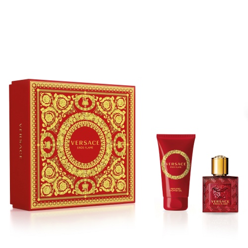 Versace Eros Flame EDP 30ml Gift Set - thefragrancecounter.co.uk