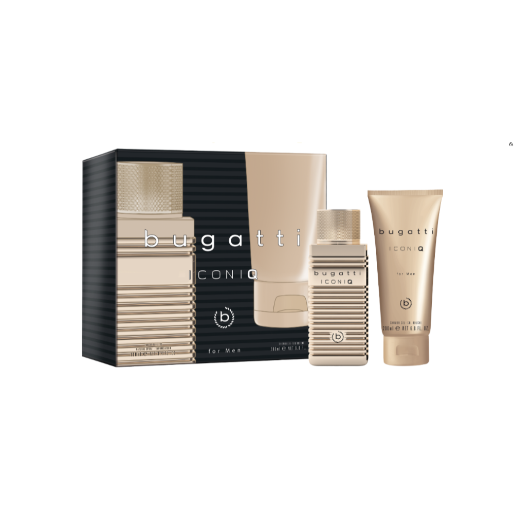 Bugatti Iconiq Gold For Men Gift Set 100ml