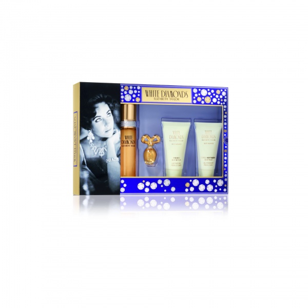 Elizabeth Taylor White Diamonds 50ml 4pc Gift Set