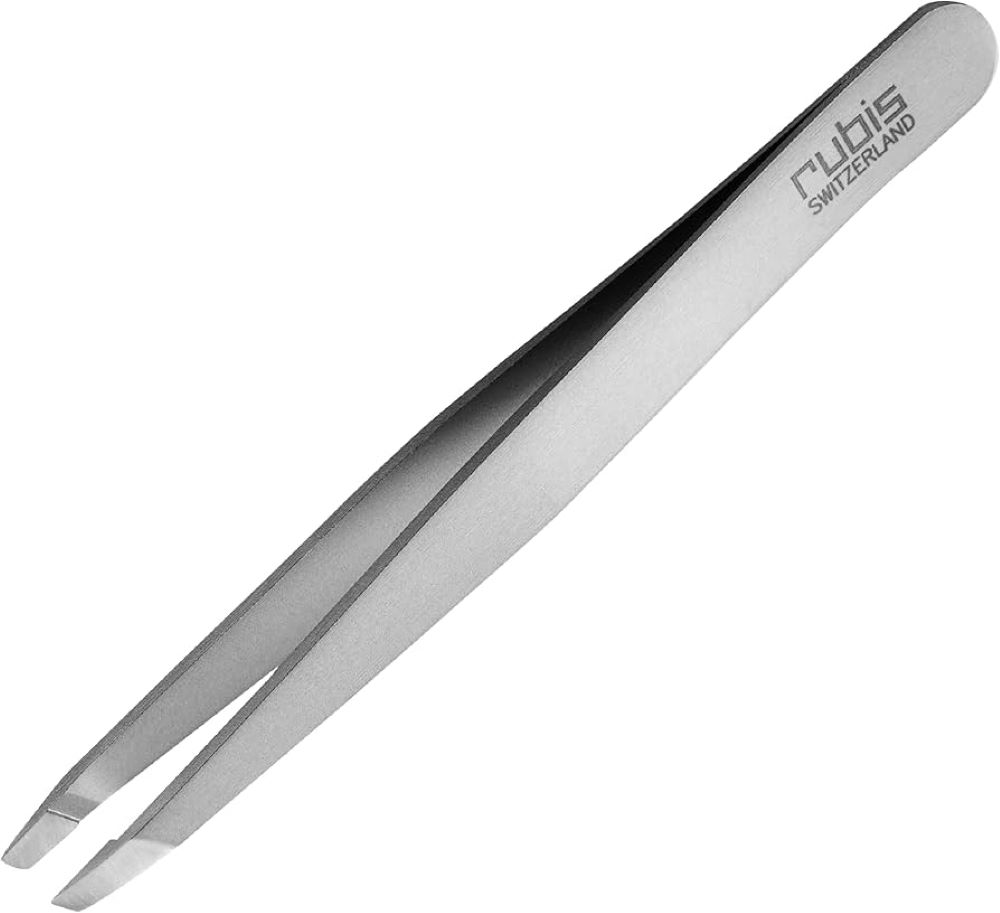 Rubis ION Antibacterial Slant Tweezers