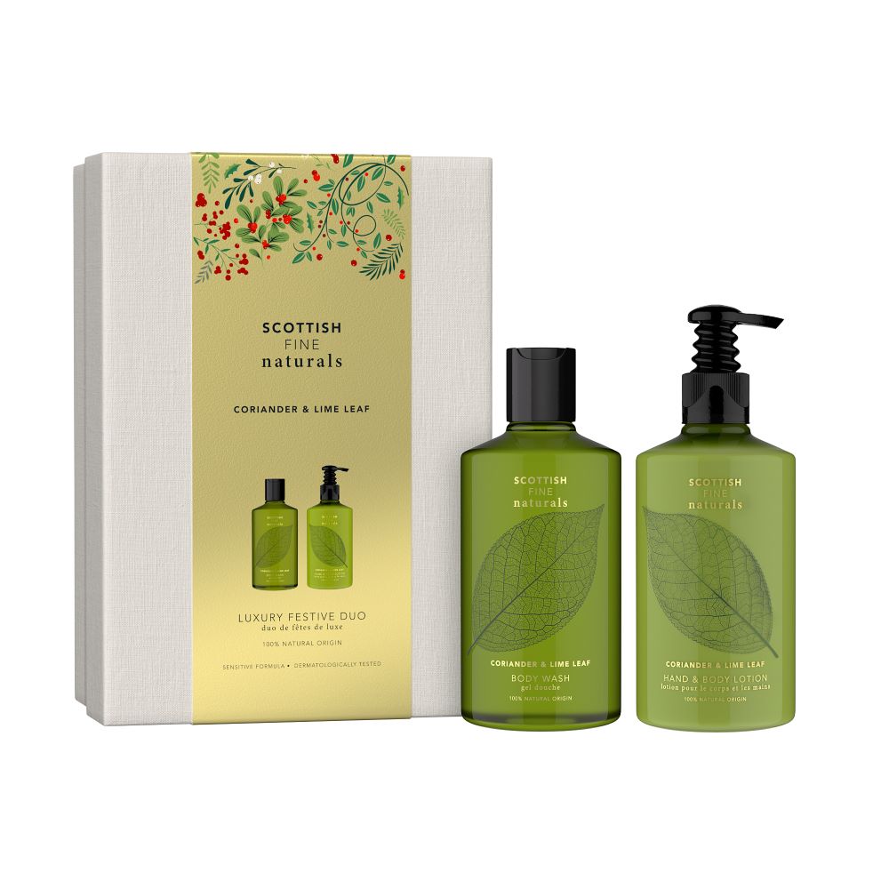 Scottish Fine Soaps Coriander and Lime Gift Set