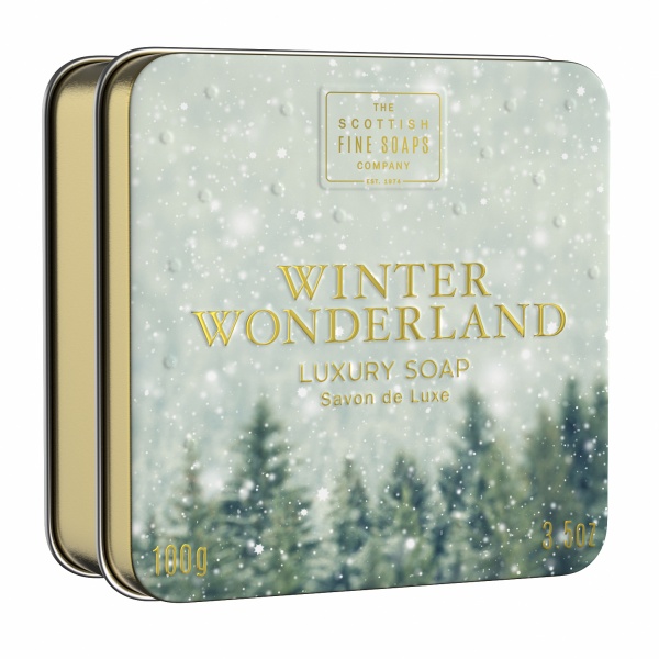 Scottish Fine Soaps Winter Wonderland Soap In a Tin 100g